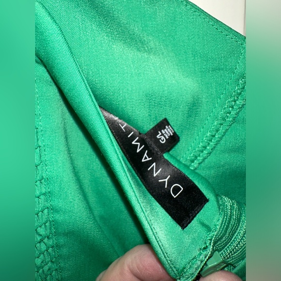 Dynamite Green Corset Dress - Picture 2 of 5